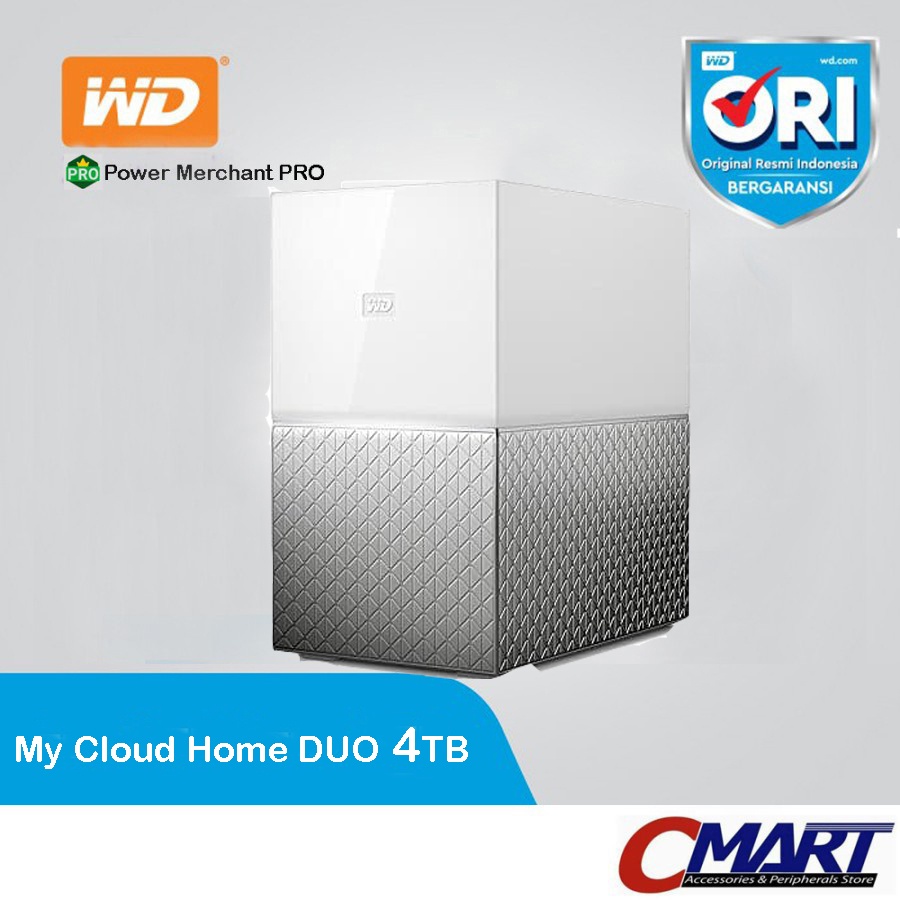WD My Cloud Home Duo 4TB MyCloud 4 TB HDD Hardisk Harddisk External