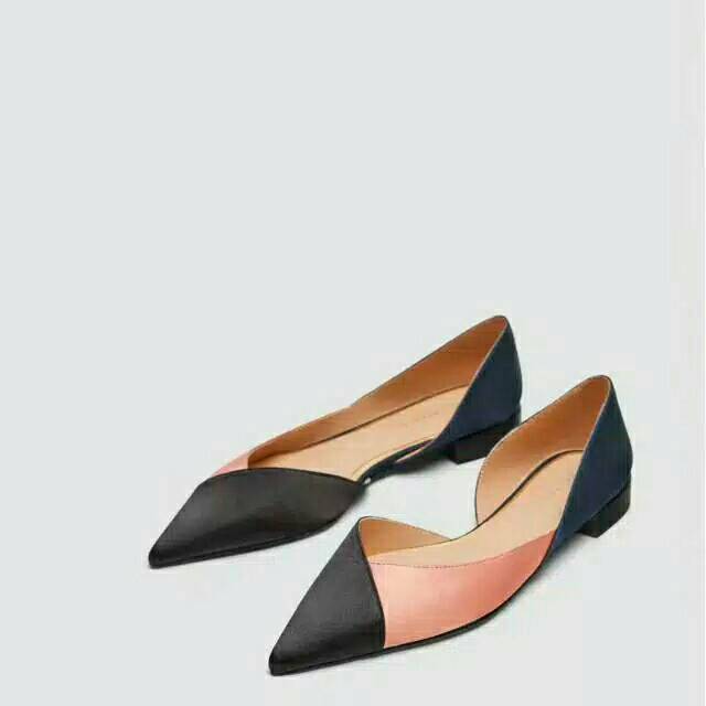 Flat shoes || ZARA flat shoes || sepatu 
