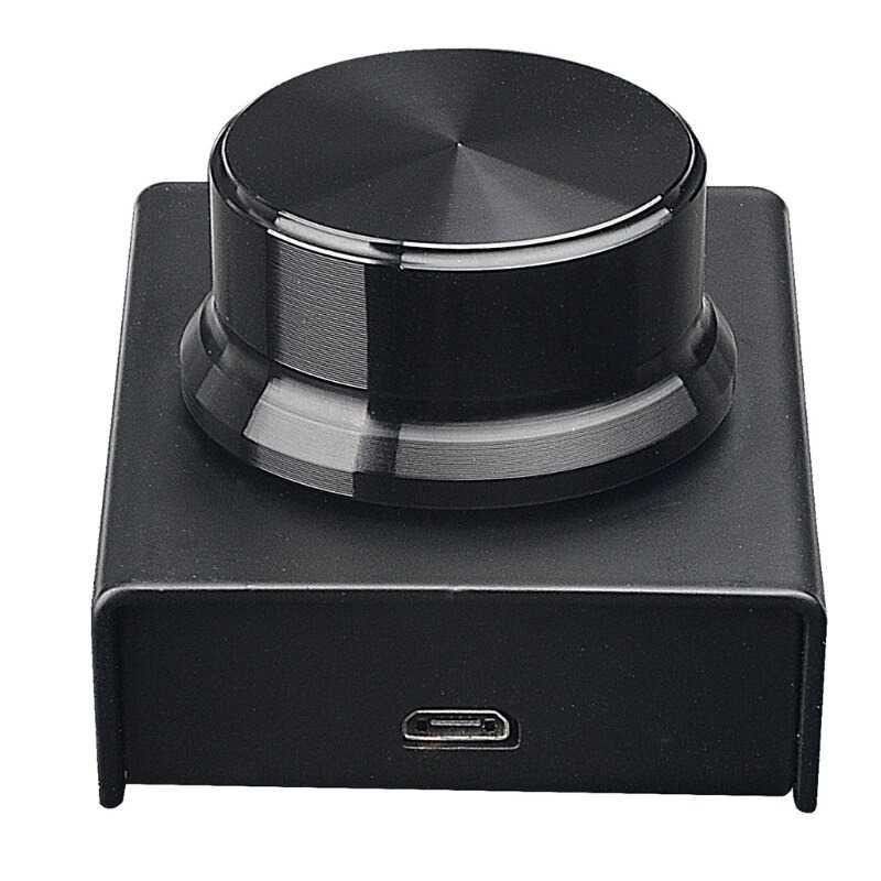 Computer Volume Digital Line Control PC Speaker USB Plug - CTM0370 - Black