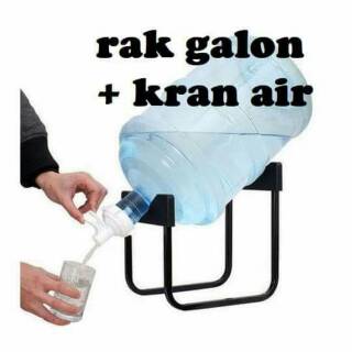  Rak  galon  besi bonus kran galon  air Shopee  Indonesia