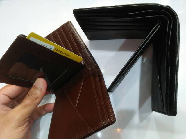 Dompet original lipat pendek list