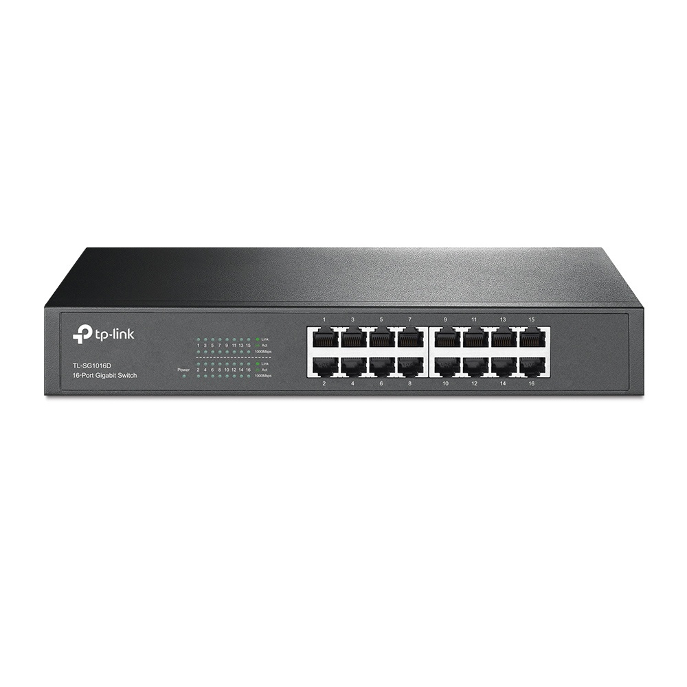 Tp-Link TL-SG1016D 16-Port Gigabit Desktop/Rackmount Switch