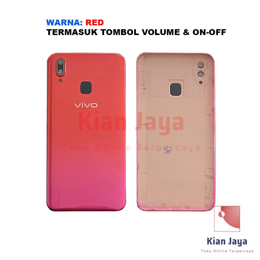 Backdoor Vivo Y95 Back Cover Tutup Belakang Baterai Cassing Casing Backcase Original