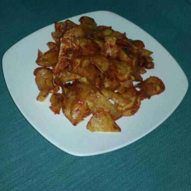 

Keripik singkong sambal balado 500gram