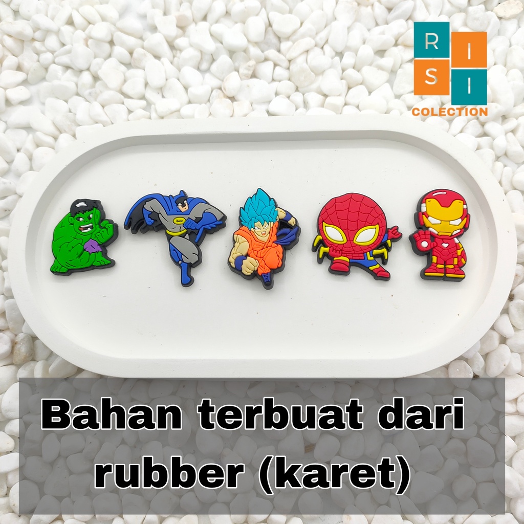 Tali Kalung Konektor Strap Masker Anak FREE Nama Karakter Super Hero