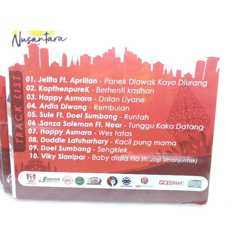 kaset CD Pop nusantara - kompilasi lagu indonesia 2021