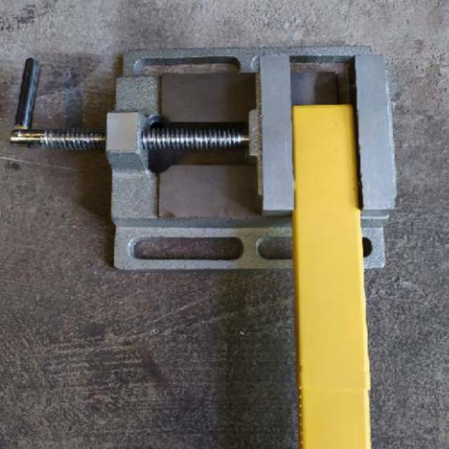 Catok ragum pipa plat besi 5 inch drill press vice