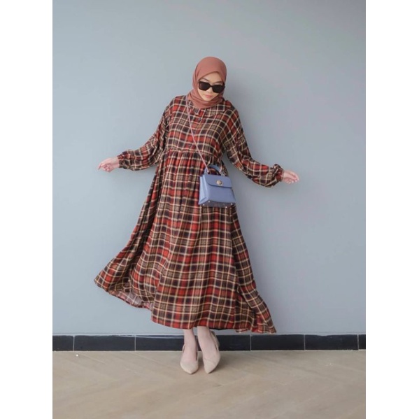 DYN Meyra Midi Dress Tunik Rayon Premium