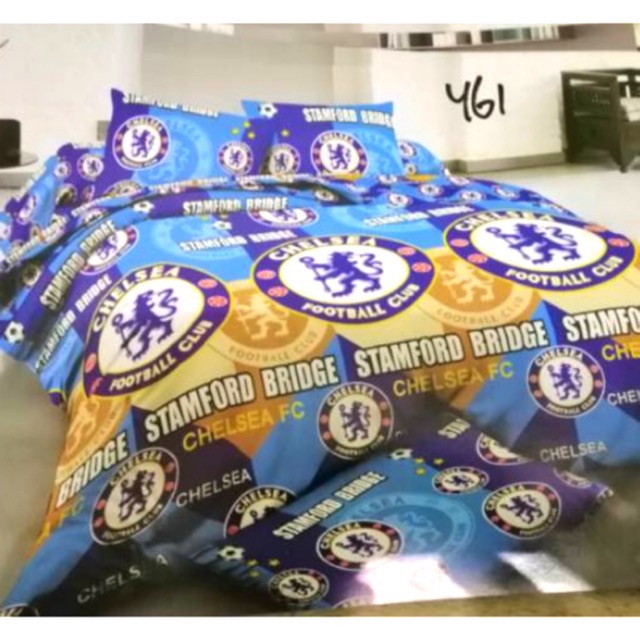 Kain Sprei Motif Bola