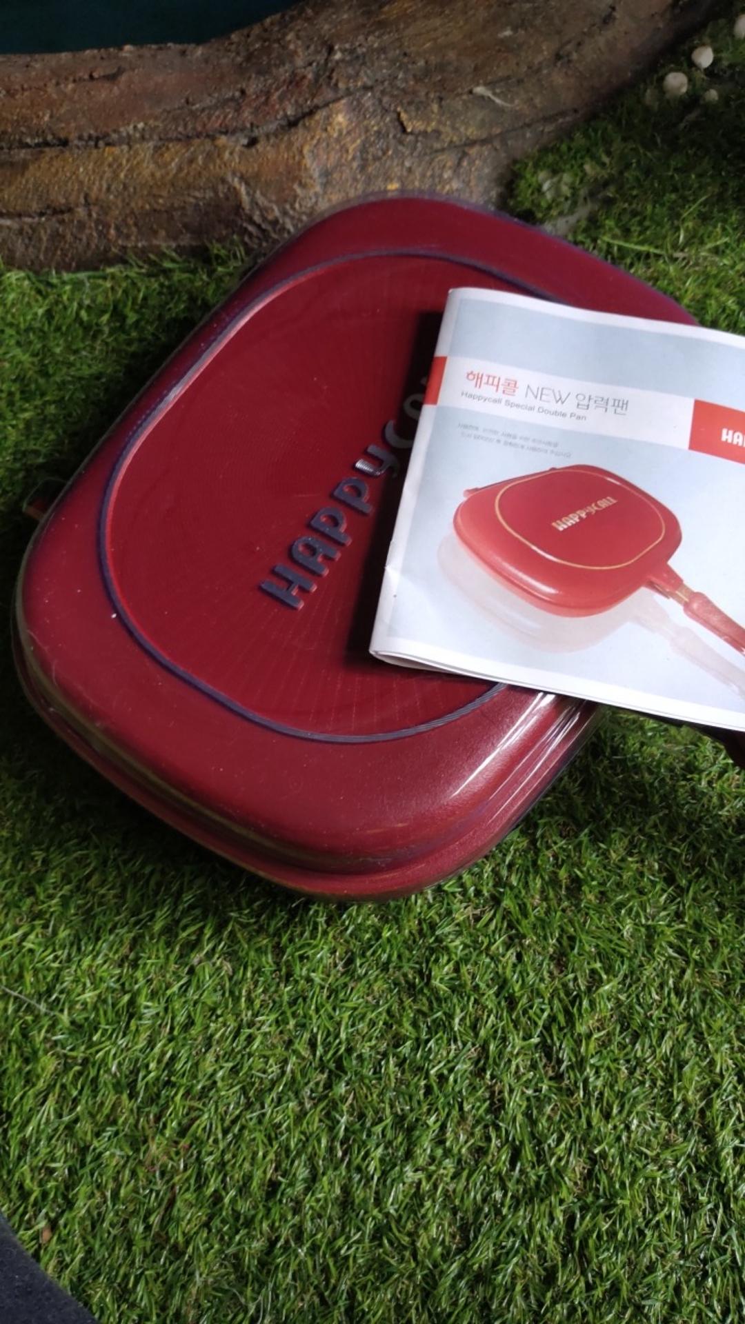 ( Gratis Ongkir )  Hc Happy Call 32 Cm Double Pan - Panci Teflon Korea