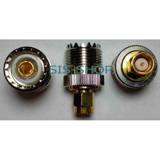 Connector Konektor Antena HT SMA Male to PL259 / SO239 Female
