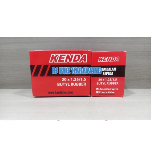 Ban Dalam Kenda 20 x 1.25 1.50 Pentil Motor AV