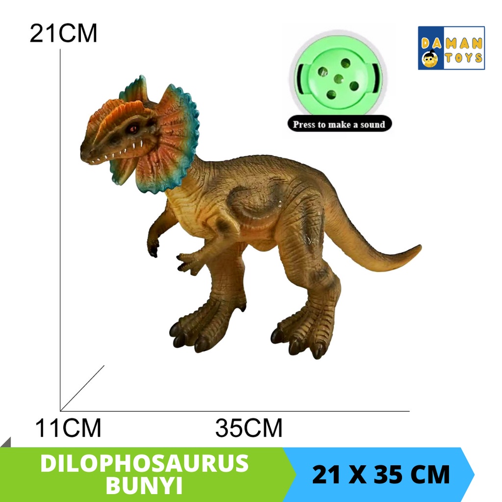 Dino Bunyi Tyrannosaurus karet lunak dinosaurus mainan Anak / Mainan DInosaurus bunyi  Murah Besar