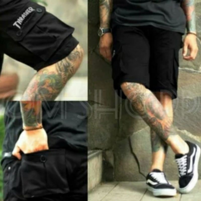 Sz S-XL Celana Pria ROEK MEAN BOY Normal Size ARM Man Sobek Biker Wisker Distro Softjeans Melar JZ65