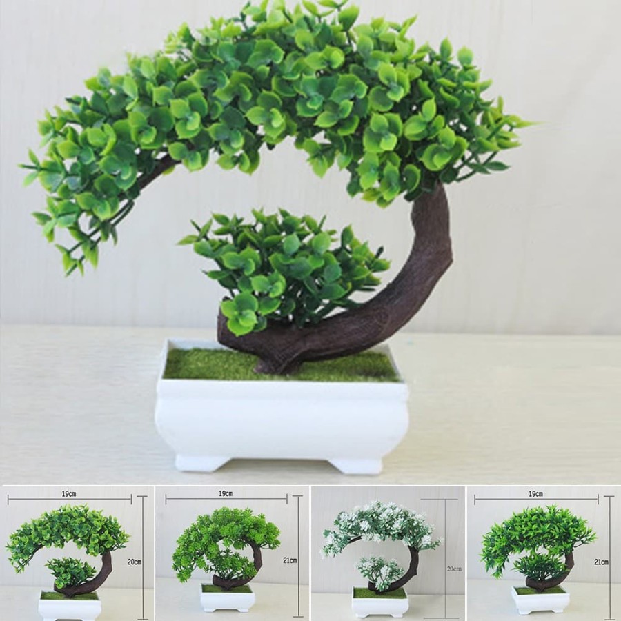 pohon bonsai hiasan hias plastik