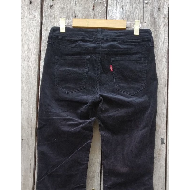 levis women lady style corduroy slim fit size 28 second