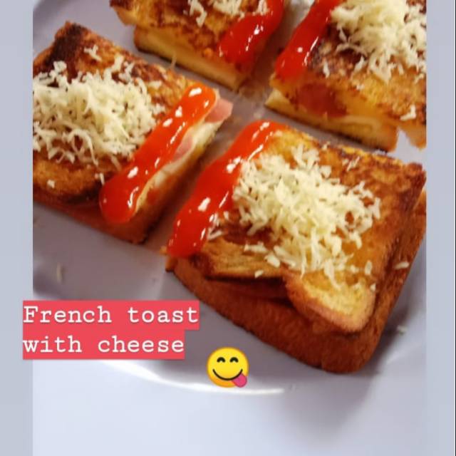 

French toast with cheese, 1 porsi isi 4