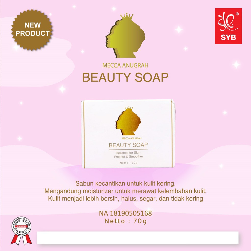 BEAUTY SOAP MECCA ANUGRAH/ SABUN PEMUTIH BIBIT COLLAGEN ORIGINAL