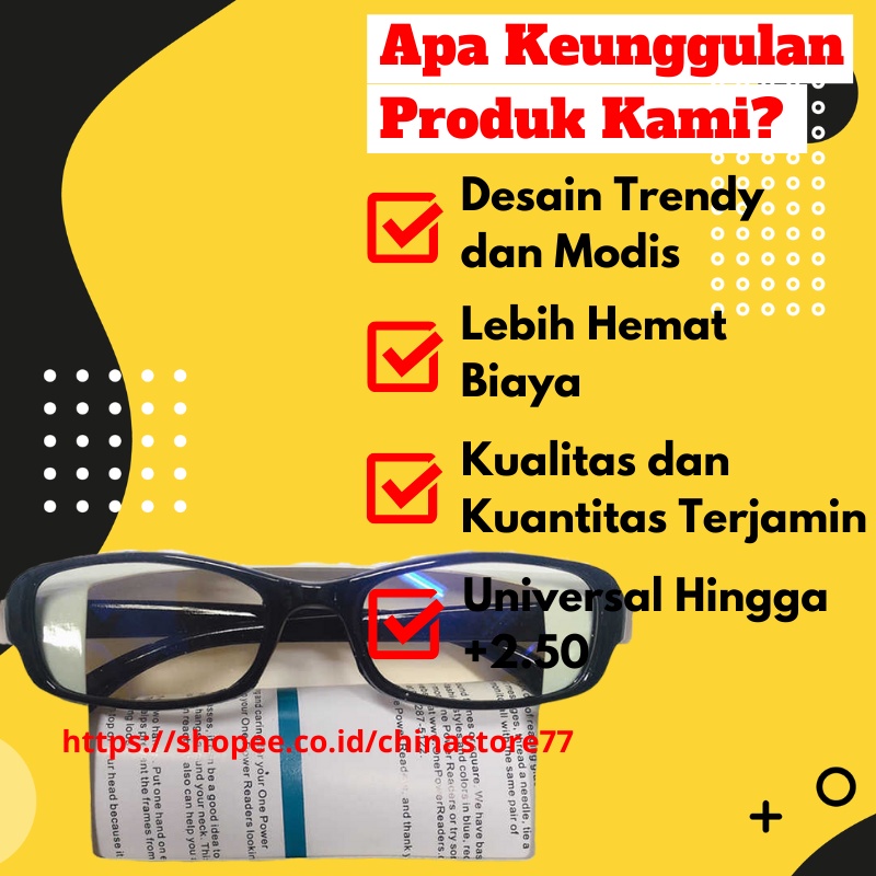 Kaca mata Baca Kacamata Plus Auto Focus One  Power Readers Pria Wanita Dewasa Muda Tua Kesehatan