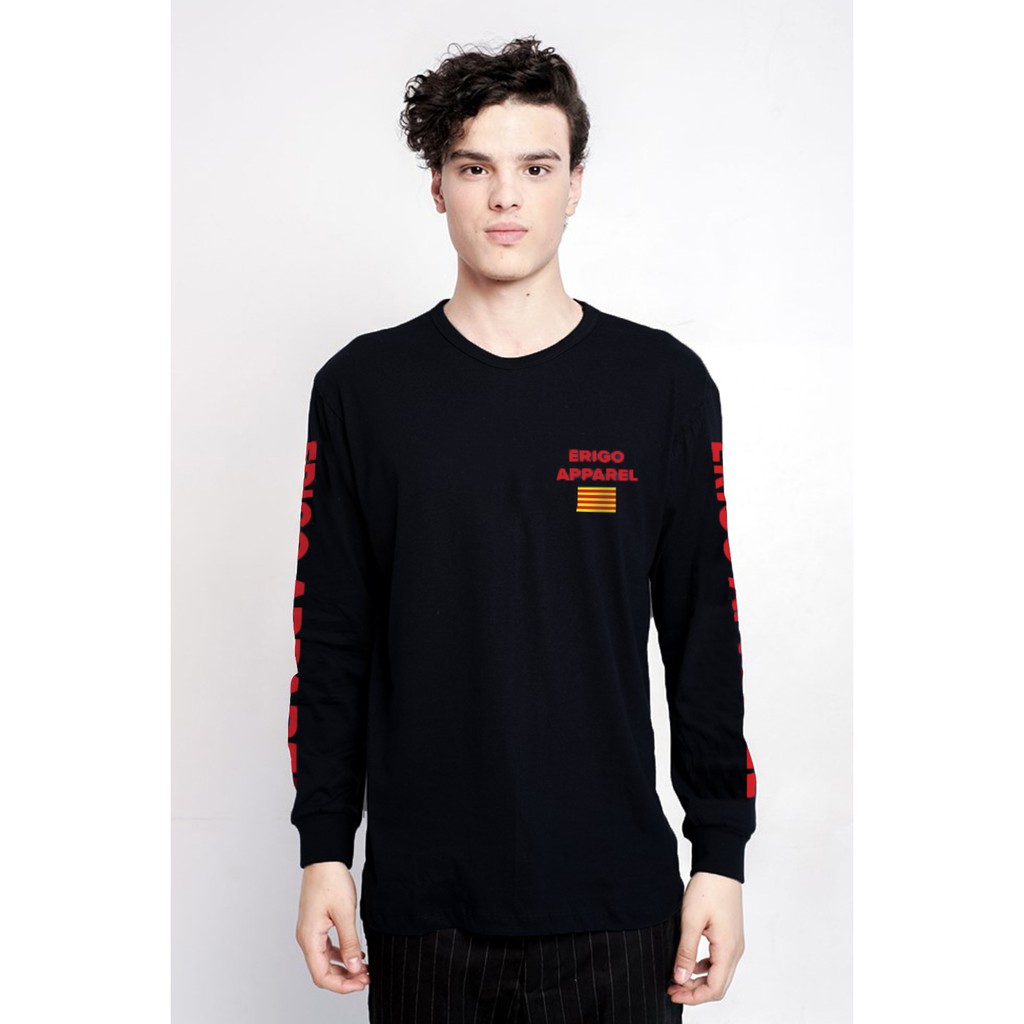 Erigo T Shirt Longsleeve EL TORO LOCO BLACK Shopee 