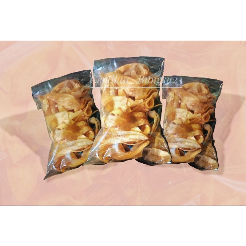 

KERIPIK PISANG SI BUNGSU/CEMILAN DIET/GURIH dan ENAK 250gr/500gr