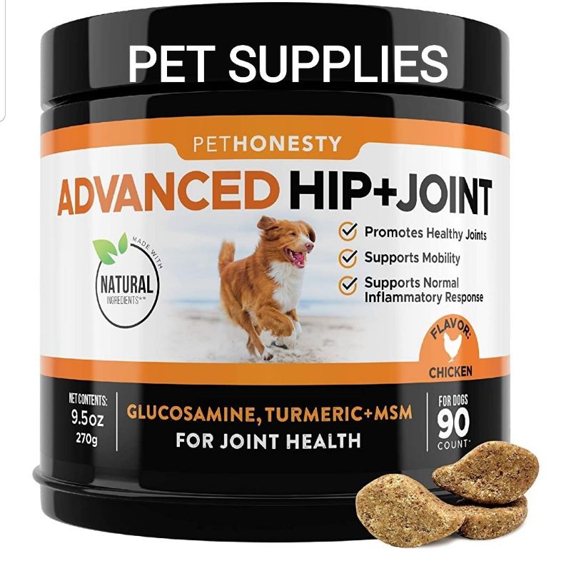 Pethonesty ADVANCED HIP & JOINT for dogs Vitamin tulang & sendi anjing (USA)