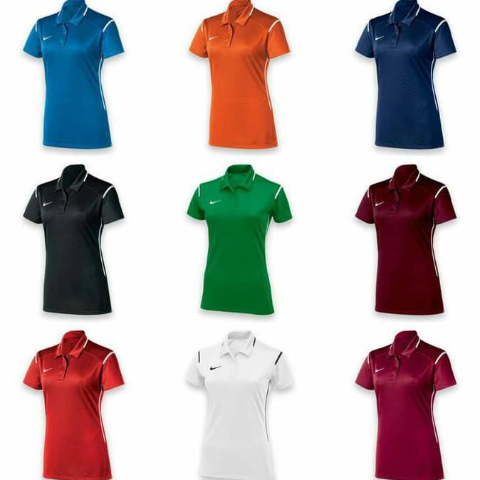 Kaos Polo Shirt Cewek Nike DRI-FIT Team Gameday Polo Original