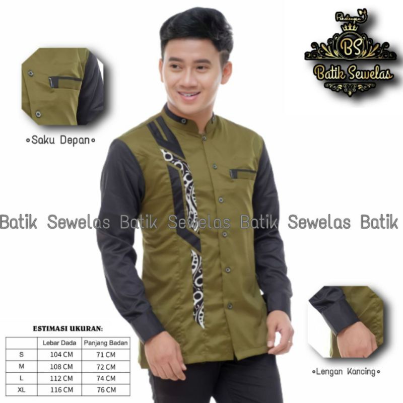 BAJU KOKO TERBARU KOKO MODERN KOKO MOTIF SINERGI KOKO HADROH HILWA-1