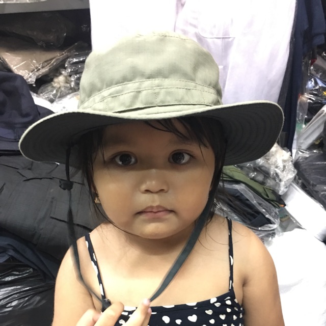 Topi Rimba Hijau Brimob