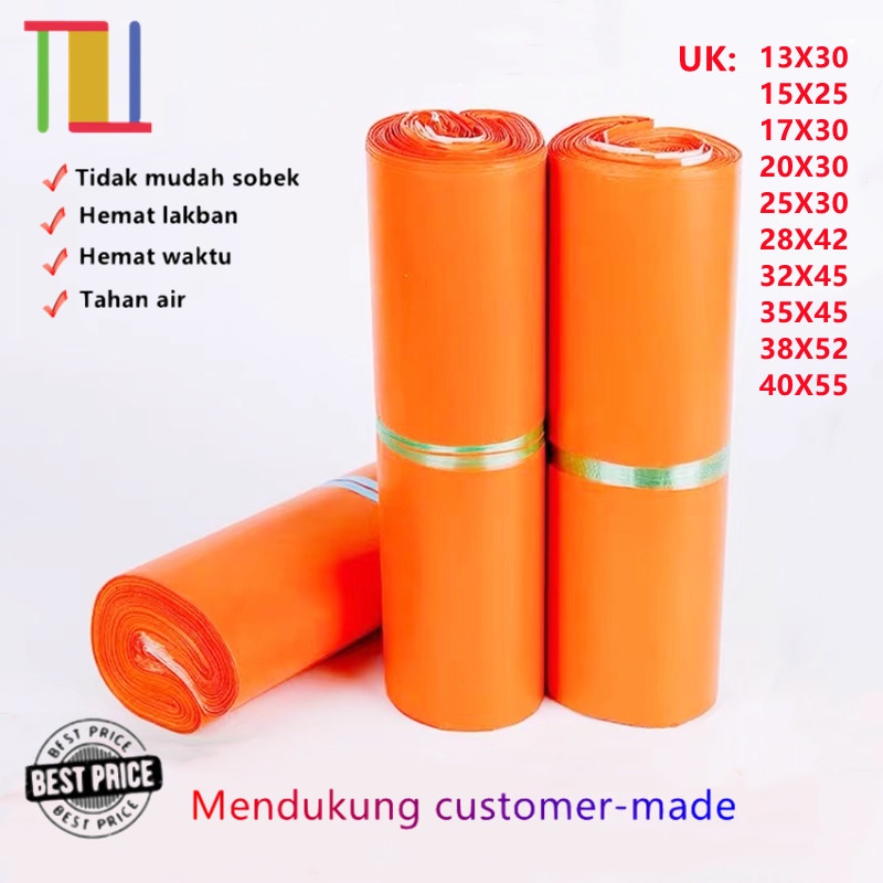 

PLASTIK PACKING OLSHOP PE POLYMAILER kantong kemasan amplop plastik tebal multi guna GLOSSY mewah elegan