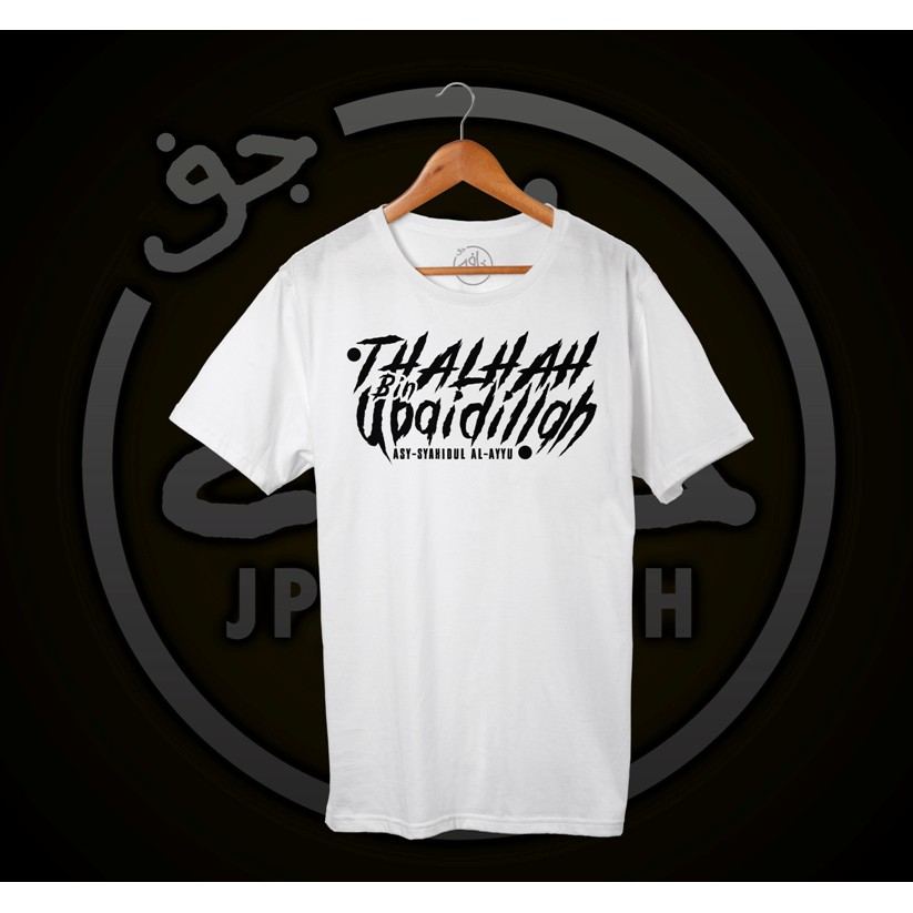 Kaos Dakwah Tokoh Islam Thalhah Bin Ubaidillah