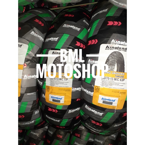 Ban NMAX Kingland 130/70-13 Jaguar Free Pentil Tubeless Ban Belakang NMAX Ring 13