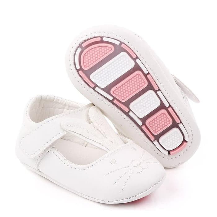 BEN PW146 SEMI WALKER KELINCI ALAS KARET sepatu anak bayi baby prewalker shoes girl perempuan import-1