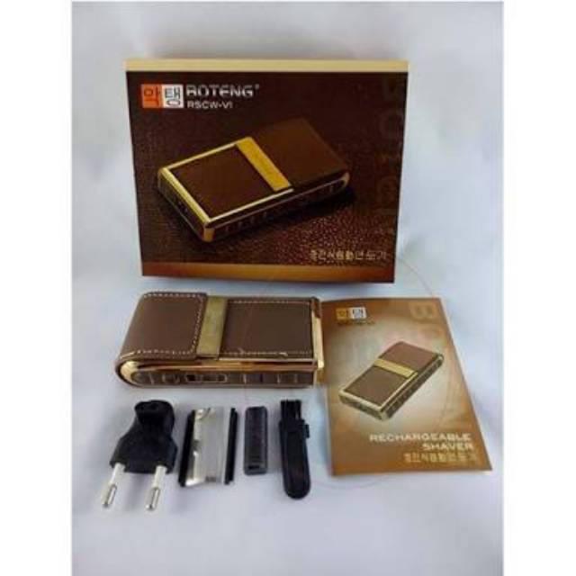 Rechargable Shaver Boteng RSCW-V1 - Alat Cukur Kumis Dan Jenggot - Portable