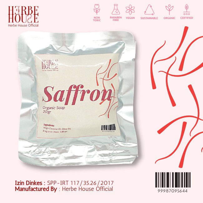 SABUN JERAWAT SAFFRON ORGANIK SABUN SAFFRON