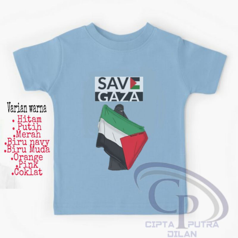 Kqos Baju Anak/Palestina/Kaos Anak Laki.lako Perempuan/Kaos Cewek Cowok
