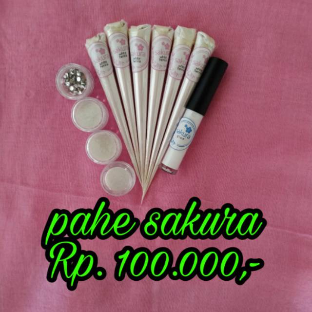

PAKET WHITE HENNA SAKURA MINI / WHITE HENNA / HENNA PUTIH / HENNA WATERPROOF