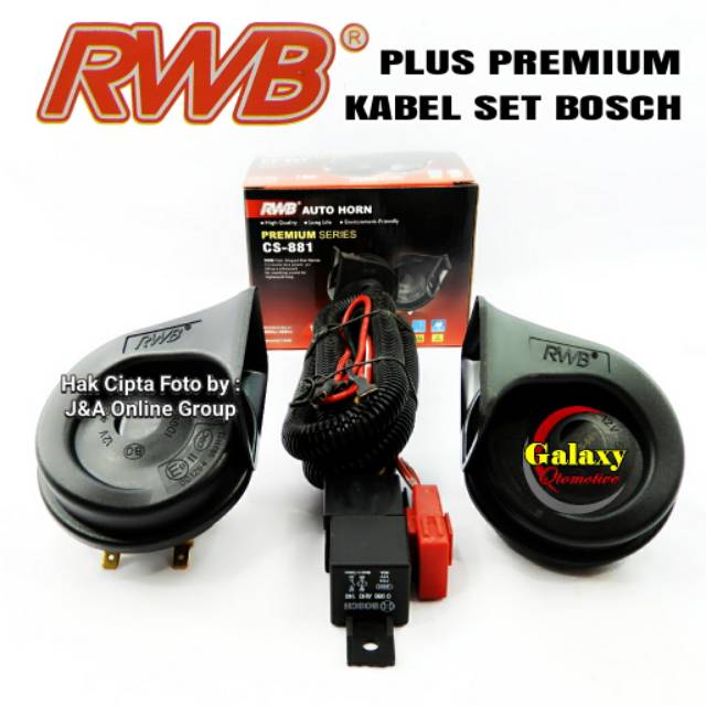 Klakson Dobel Keong Rwb Cs 881 Shopee Indonesia