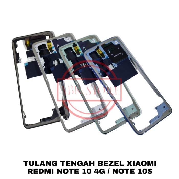 TULANG TENGAH BEZEL RANGKA TUTUP MESIN XIAOMI REDMI NOTE 10 / NOTE 10S