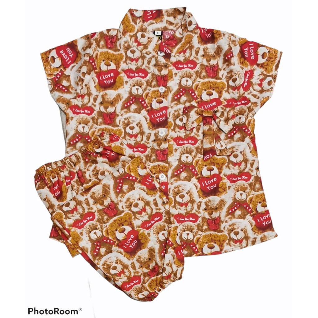 LFF-Baju Tidur Shanghai Anak Anak Motif Kartun Terbaru