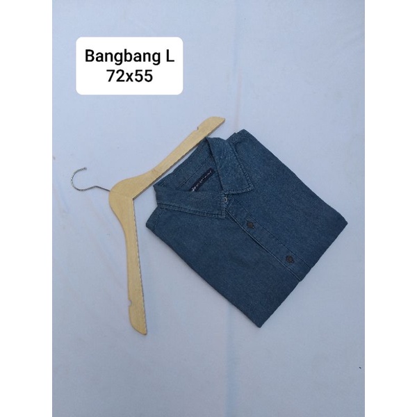 kemeja denim bangbang