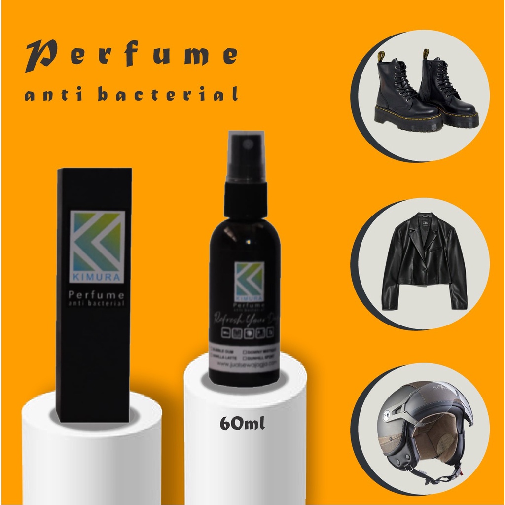 KIMURA Parfum Anti Bakterial Parfum Sepatu Parfum Helm 60mL