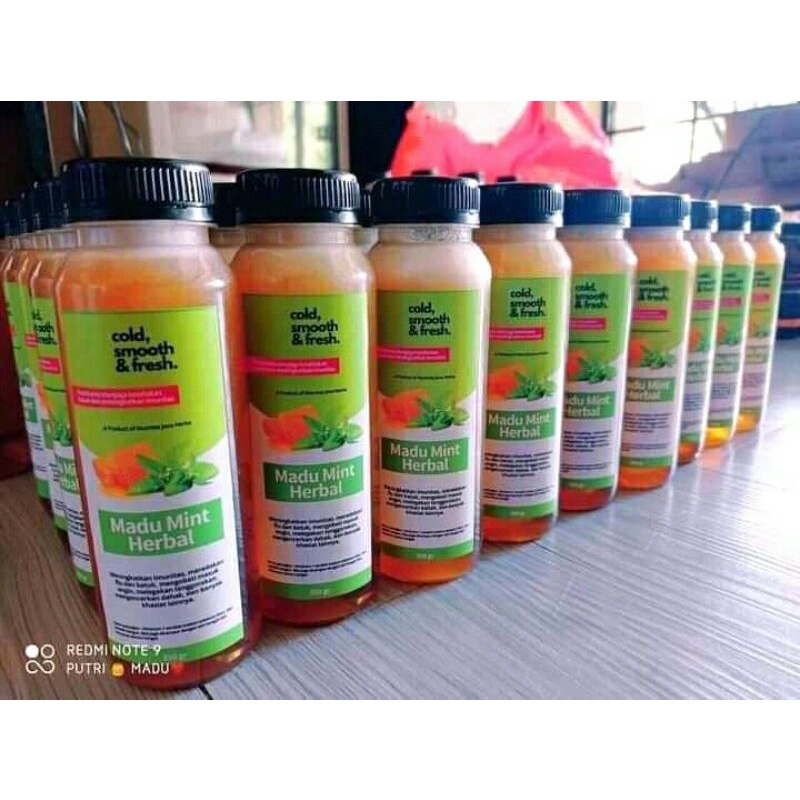 JAVA HILLS HONEY Madu Mint Herbal