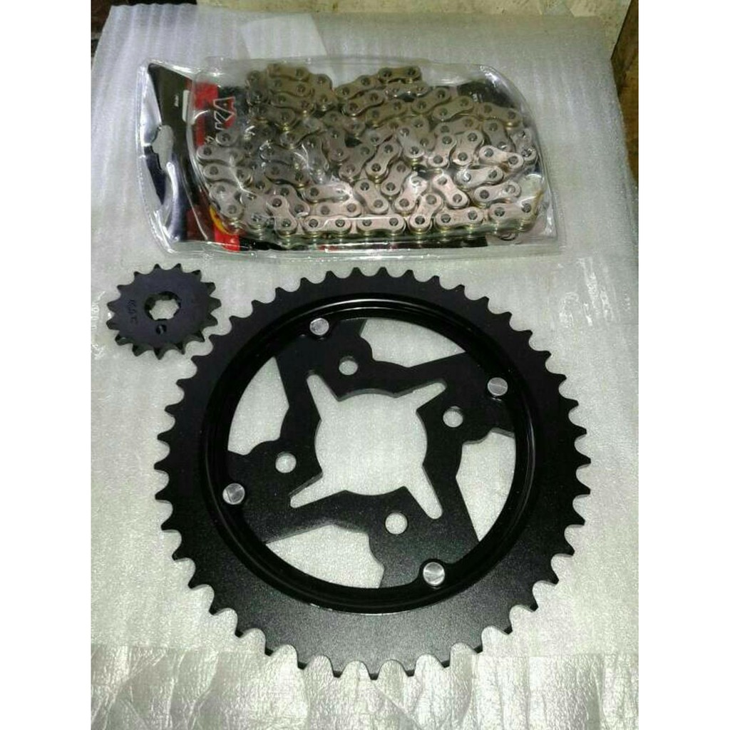 Jual Ger Gear Set Honda Tiger Rante Tebal Dan Crome Gear Warna.Hitam