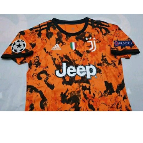 Jersey Juventus Away 2018/2019 Full Patch UCL