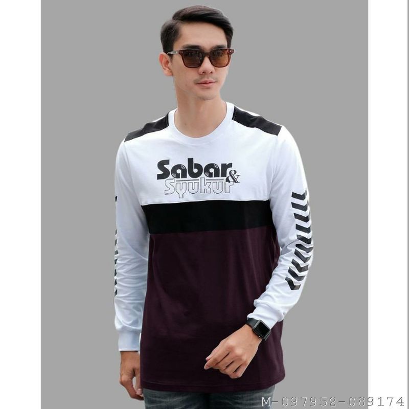 Atasan pria kaos sabar babyterry