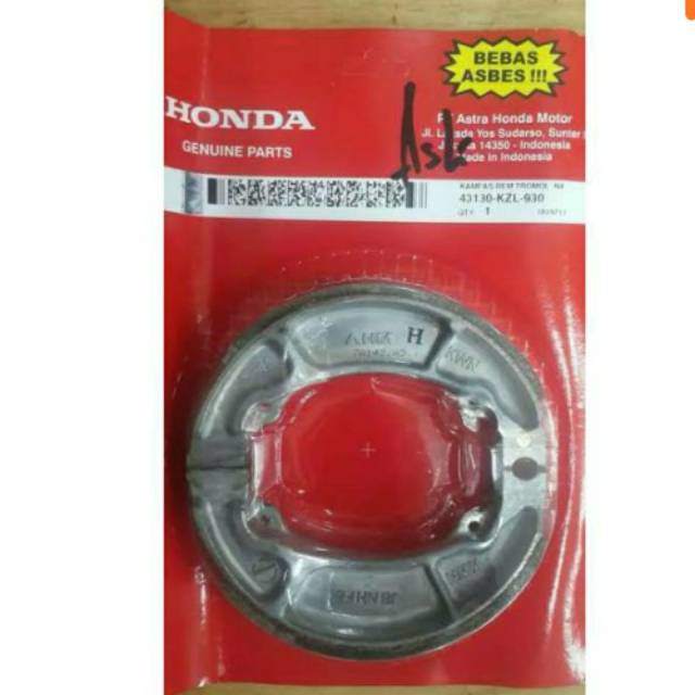 Kampas rem belakang beat vario scoopy vario 125 vario 150 ori 100%