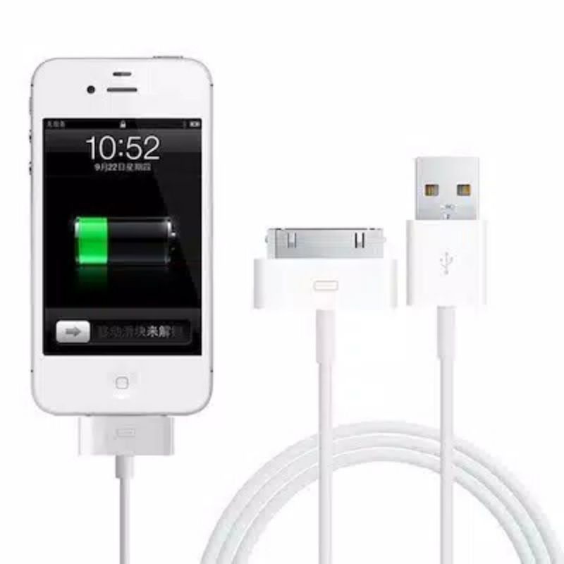 Kabel Data Lightning iPhone For iPhone 4 Non Pack White