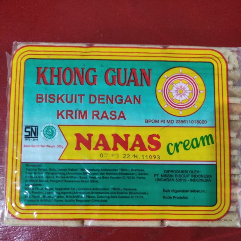 

khong guan biskuit rasa nanas
