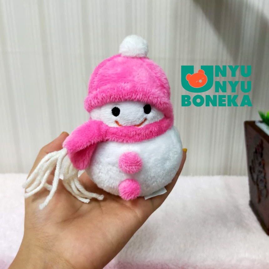 Boneka Natal Snowman 20cm christmas snowball Bola Salju gereja santa rusa